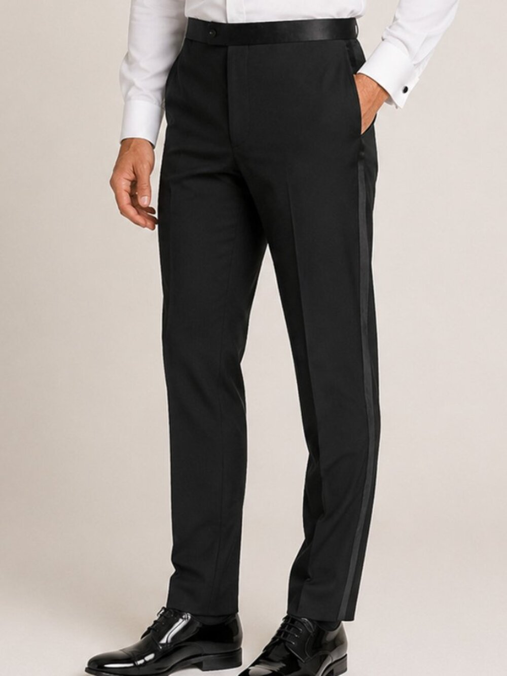 Egara Modern Slim Tuxedo Pants